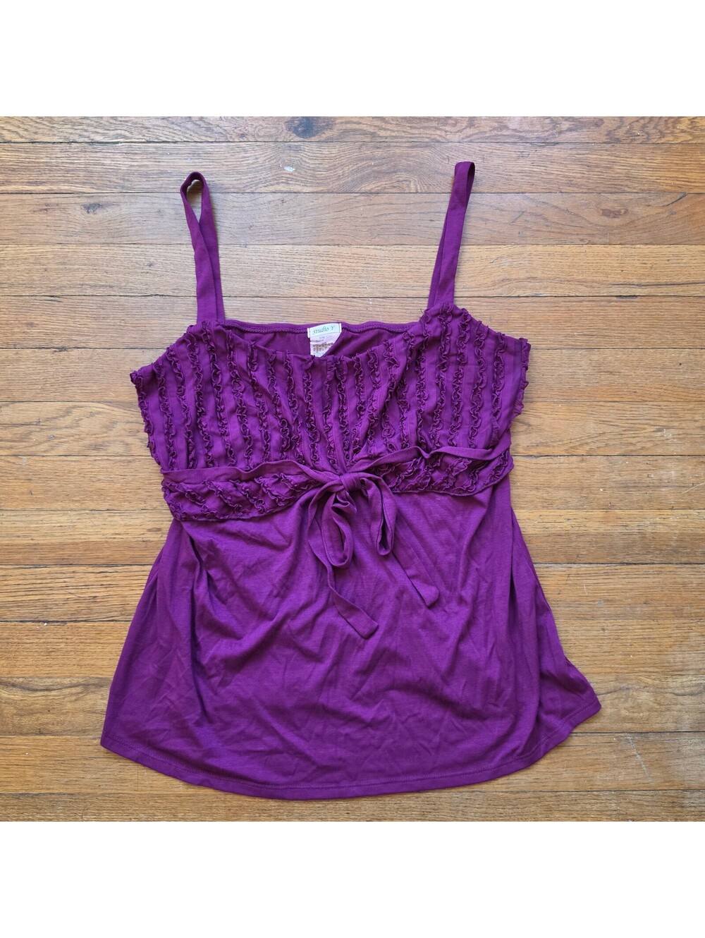 Made in USA Studio Y purple tank